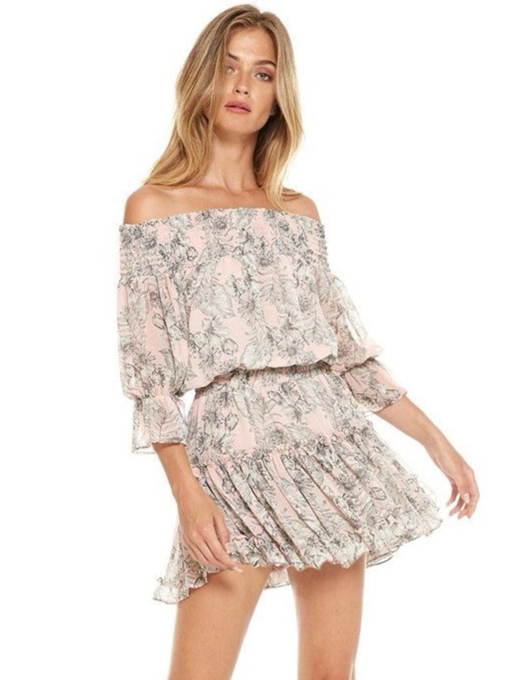 Misa Geroux Dress Pink Medium